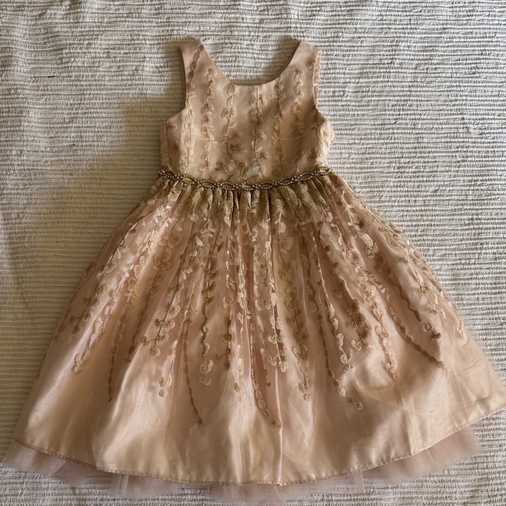 Couture Princess Girls Jeweled Party Easter Dress sz 8